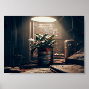 Het kweken van een Plant tijdens de Apocalyps Poster