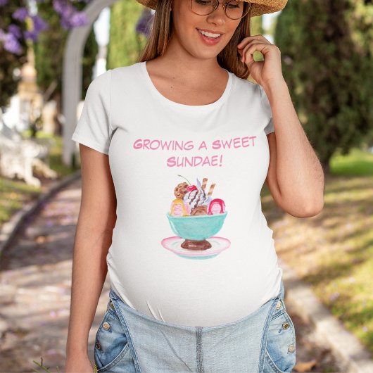 Het kweken van een Sweet Ice Cream Sundae T-shirt