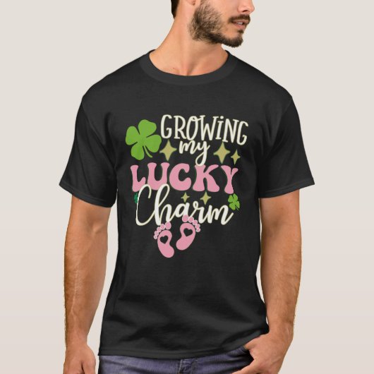 Het kweken van mijn Lucky Charm St Patrick's Day Z T-shirt (Voorkant)