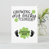 Het kweken van mijn Lucky Clover die aankomt kan p Kaart (Staand voorkant)