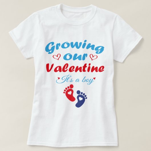 Het kweken van onze Valentijn Het is een nieuw kin T-shirt (Design voorkant)