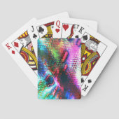 Het laatste afbeelding recyclen, de textuur kleurd pokerkaarten (Achterkant)