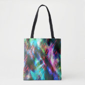 Het laatste afbeelding recyclen, de textuur kleurd tote bag (Voorkant)