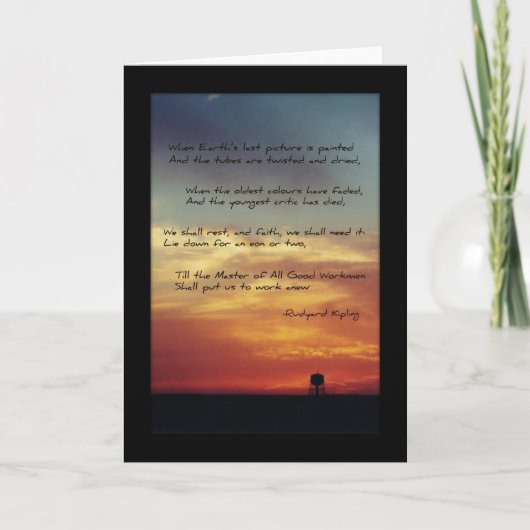 "Het Laatste Afbeelding van de aarde " Kaart (Voorkant)