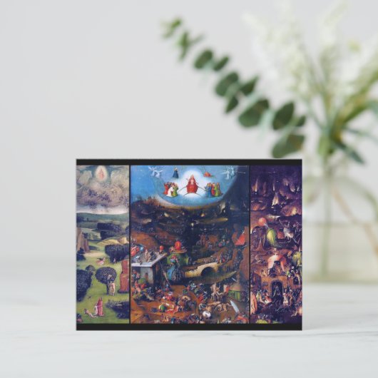 Het laatste arrest, Bosch Briefkaart (Staand voorkant)