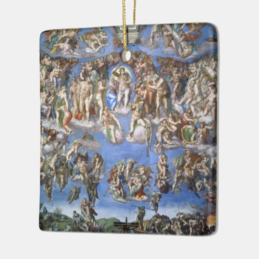 Het laatste arrest keramisch ornament (Links)