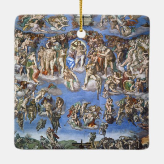 Het laatste arrest keramisch ornament (Achterkant)