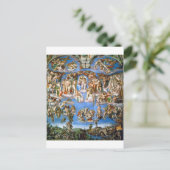 Het laatste arrest Michelangelo, 1536-1541 Briefkaart (Staand voorkant)