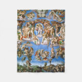 Het laatste arrest Michelangelo, 1536-1541 Fleece Deken (Voorkant)