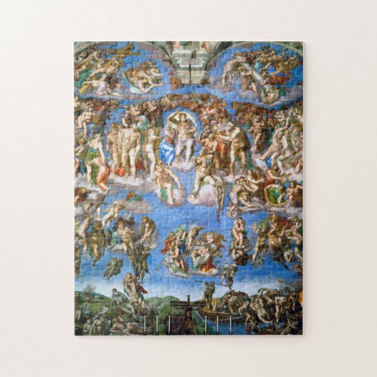 Het laatste arrest Michelangelo, 1536-1541 Legpuzzel (Verticaal)
