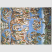 Het laatste arrest Michelangelo, 1536-1541 Tissuepapier (Voorkant)