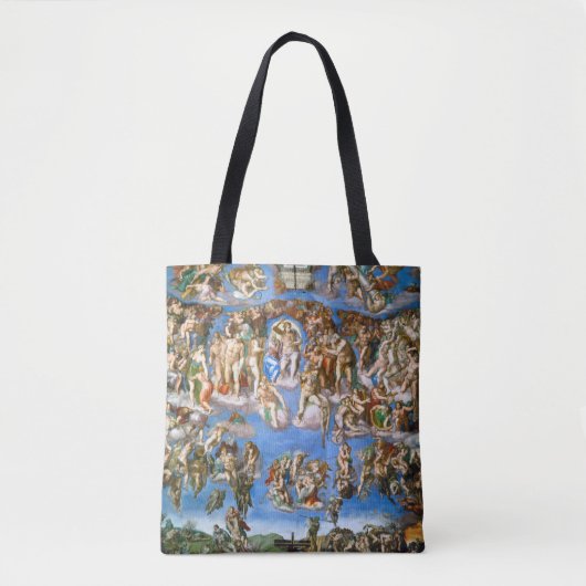 Het laatste arrest Michelangelo, 1536-1541 Tote Bag (Voorkant)