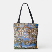 Het laatste arrest Michelangelo, 1536-1541 Tote Bag (Achterkant)