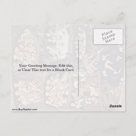 Het laatste arrest van Fra Angelico Briefkaart (Achterkant)