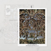 Het laatste arrest van Michelangelo Buonarroti Briefkaart (Voorkant / Achterkant)