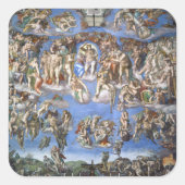 Het laatste arrest vierkante sticker (Voorkant)