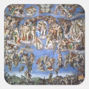 Het laatste arrest vierkante sticker