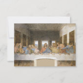 Het Laatste Avondmaal, 1494-1498 door Leonardo da  Bedankkaart (Voorkant)