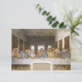 Het Laatste Avondmaal, 1494-1498 door Leonardo da  Bedankkaart (Staand voorkant)