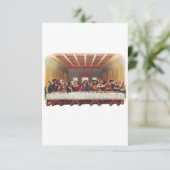 Het Laatste Avondmaal Bedankkaart (Staand voorkant)