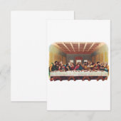 Het Laatste Avondmaal Bedankkaart (Voorkant / Achterkant)