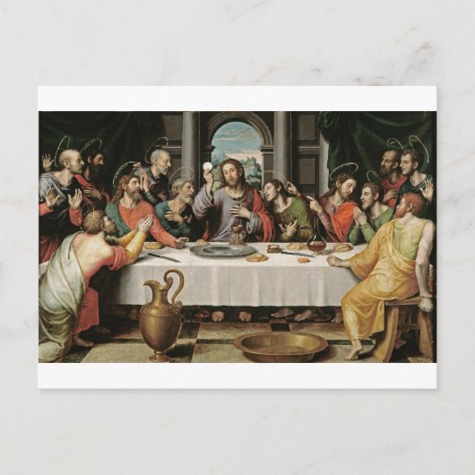 Het Laatste Avondmaal Briefkaart (Voorkant)