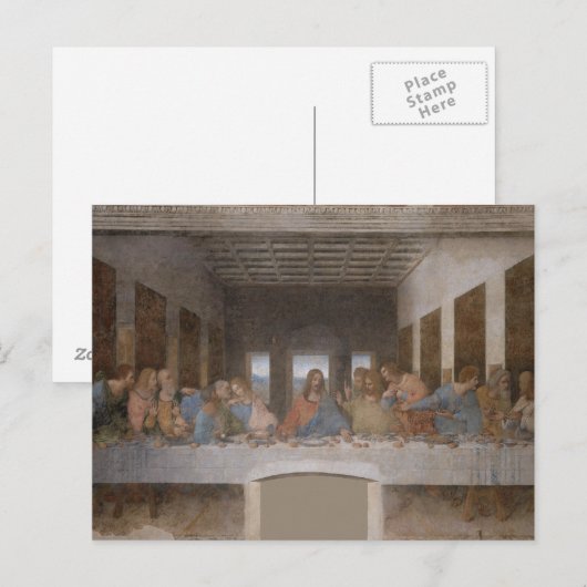 'Het Laatste Avondmaal' Briefkaart (Voorkant / Achterkant)