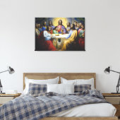 Het Laatste Avondmaal Canvas Afdruk (Insitu (Slaapkamer))