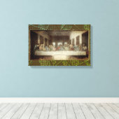 Het Laatste Avondmaal Canvasprint Canvas Afdruk (Insitu (Houten vloer))