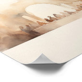 Het Laatste Avondmaal - Digitale Waterverf Christe Poster (Hoek)