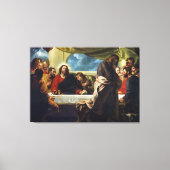 Het Laatste Avondmaal door Benjamin West Canvas Afdruk (Voorkant)