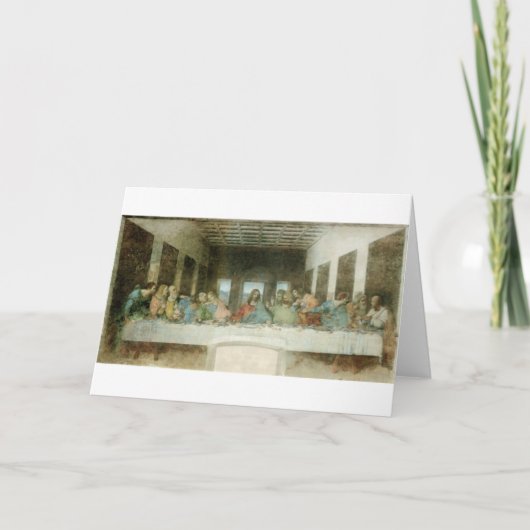 Het laatste Avondmaal door Leonardo da Vinci c. Kaart (Voorkant)