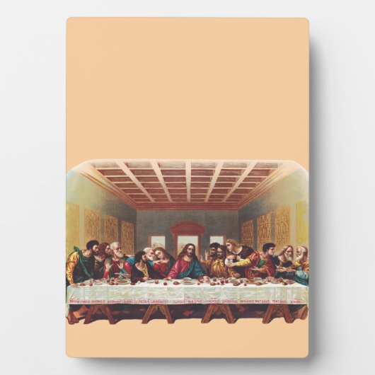 Het Laatste Avondmaal Fotoplaat (voorkant)