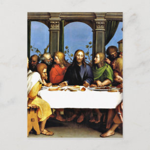 Het Laatste Avondmaal - Hans Holbein de Jongere Briefkaart