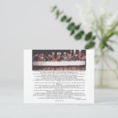 Het laatste Avondmaal - het 26:17 van Matthew - 30 Briefkaart (Staand voorkant)