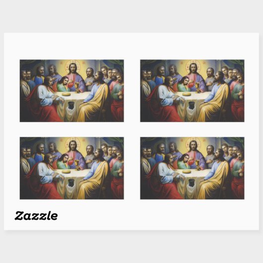 Het Laatste Avondmaal Jezus Christus Stickers (Vel)