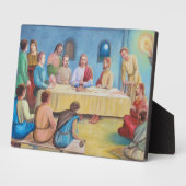Het Laatste Avondmaal: Jezus en de Discipelen Fotoplaat (Zijkant)