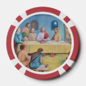 Het Laatste Avondmaal: Jezus en de Discipelen Poker Chips (Achterkant)