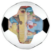 Het Laatste Avondmaal: Jezus en de Discipelen Voetbal (Gedraaid)