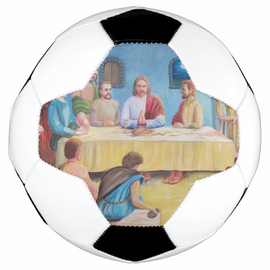 Het Laatste Avondmaal: Jezus en de Discipelen Voetbal (Voorkant)