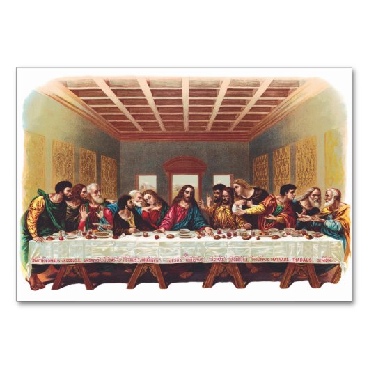 Het Laatste Avondmaal Kaart (Voorkant)