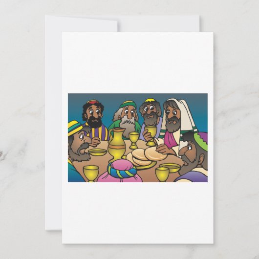 Het Laatste Avondmaal Kaart (Voorkant)