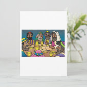 Het Laatste Avondmaal Kaart (Staand voorkant)