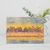 Het Laatste Avondmaal- Kunstwerk Kaart (Staand voorkant)