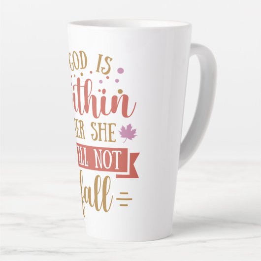 Het laatste avondmaal latte mok (Rechterhoek)