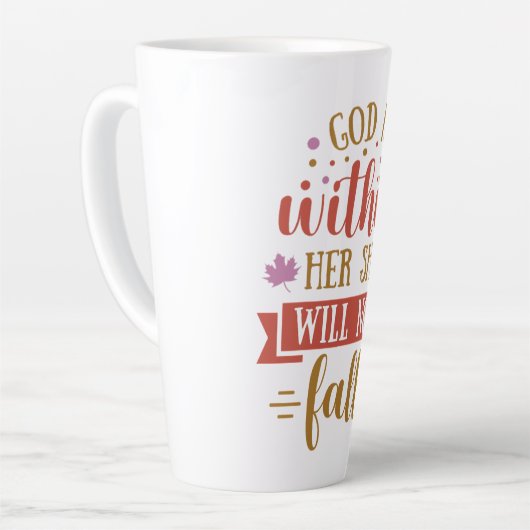 Het laatste avondmaal latte mok (Linkerhoek)