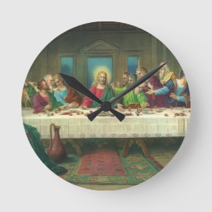 Het Laatste Avondmaal Oorspronkelijk door Leonardo Ronde Klok