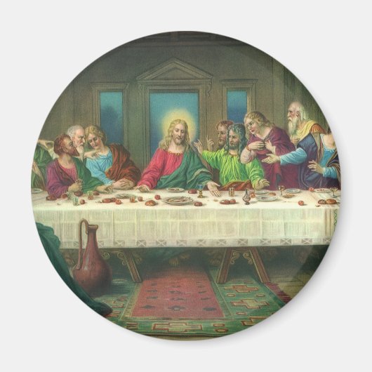 Het Laatste Avondmaal Oorspronkelijk van Leonardo  Magneet (Voorkant)
