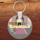 Het laatste avondmaal opnieuw bedacht sleutelhanger (Voorkant)