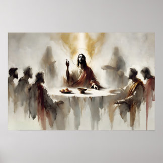 Het Laatste Avondmaal Print – Communie Muurkunst